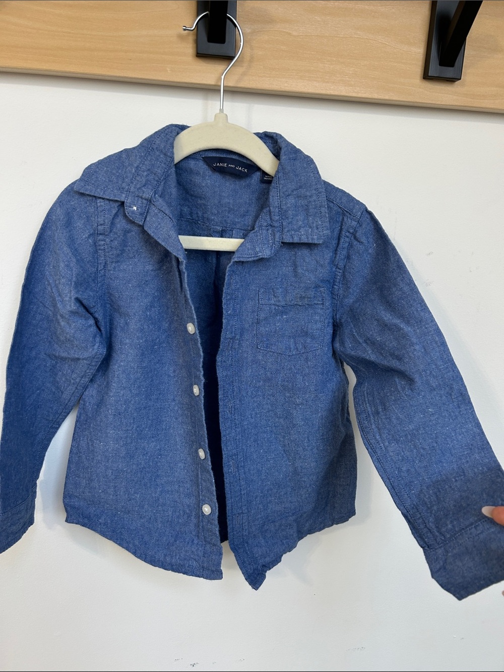 Janie and Jack 4T Boys' Blue Denim Shirt Jacket